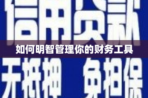内蒙古如何明智管理你的财务工具
