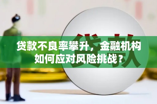 内蒙古贷款不良率攀升，金融机构如何应对风险挑战？