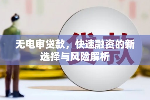 内蒙古无电审贷款，快速融资的新选择与风险解析