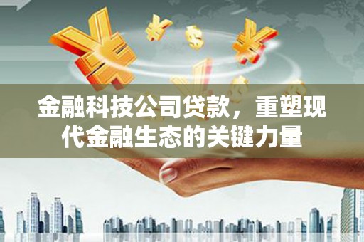 内蒙古金融科技公司贷款，重塑现代金融生态的关键力量
